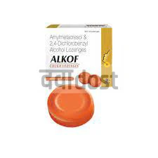 Alkof Ginger Flavour Cough Lozenges 0.6mg/1.2mg 10s