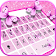 Thème de clavier Pink Glitter Butterfly icon