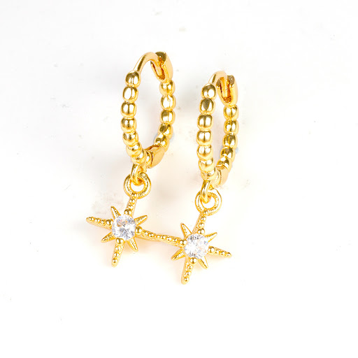 Title 2, Personality Fashion Popular Eight Awn Star Ear ...