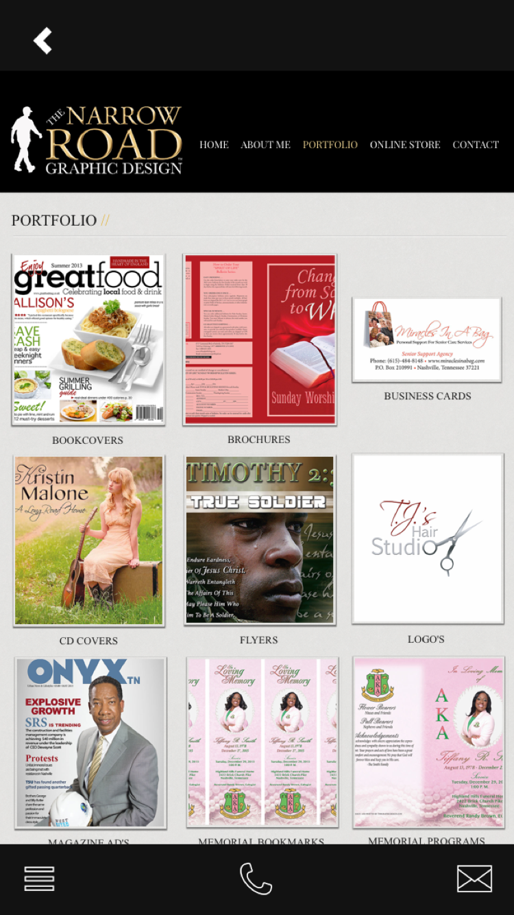 The Narrow Road Graphic Design Screen 3
