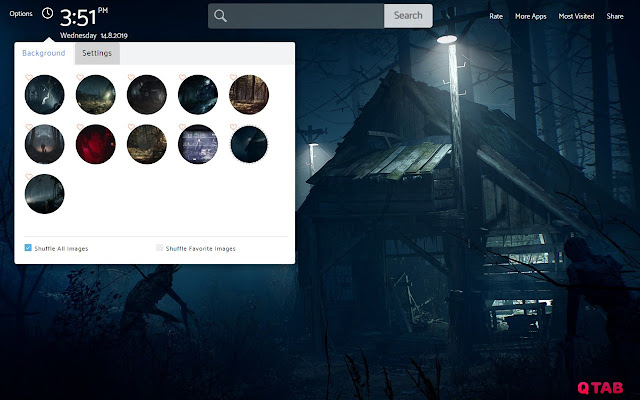 BLAIR WITCH Wallpapers New Tab Theme