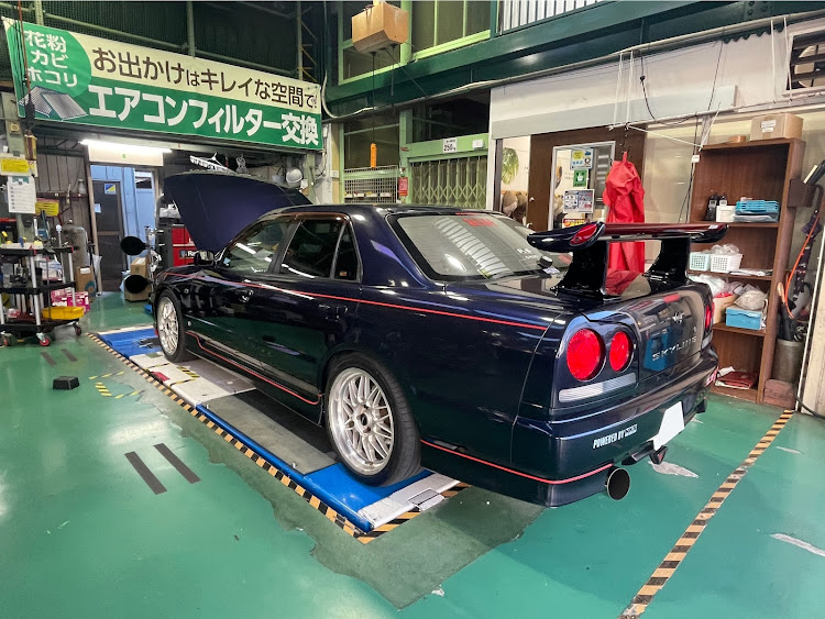 スカイラインのタイヤ館加古川店・Panasonic CAOS・バッテリー交換・これで一安心に関するカスタム事例の投稿画像4枚目