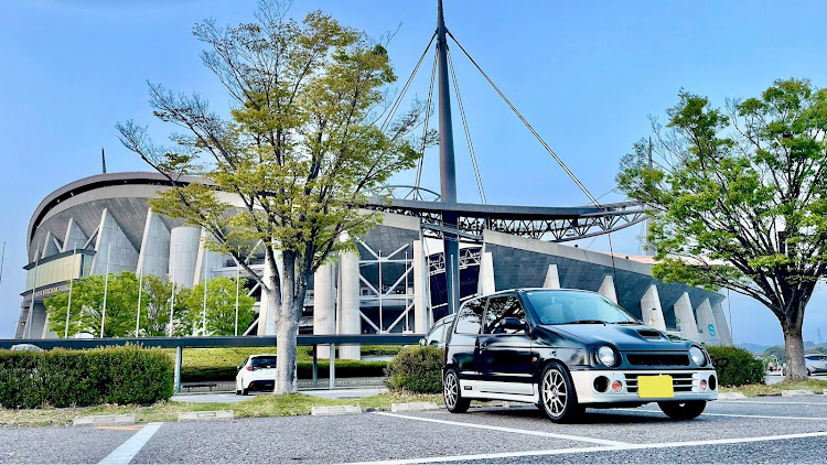 アルトワークスの過激・旧規格・楽しい・アルトワークス・豊田スタジアムに関するカスタム事例の投稿画像1枚目
