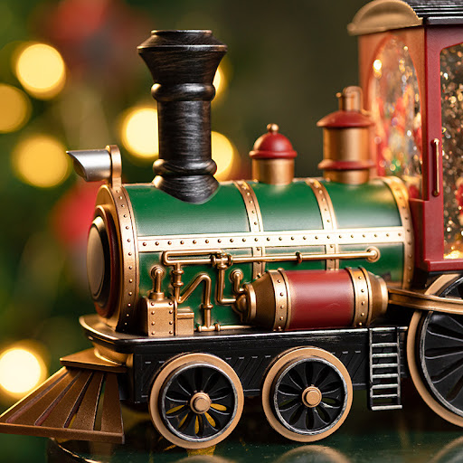 Title 3, Christmas Santa Claus Train Music Box - Create ...