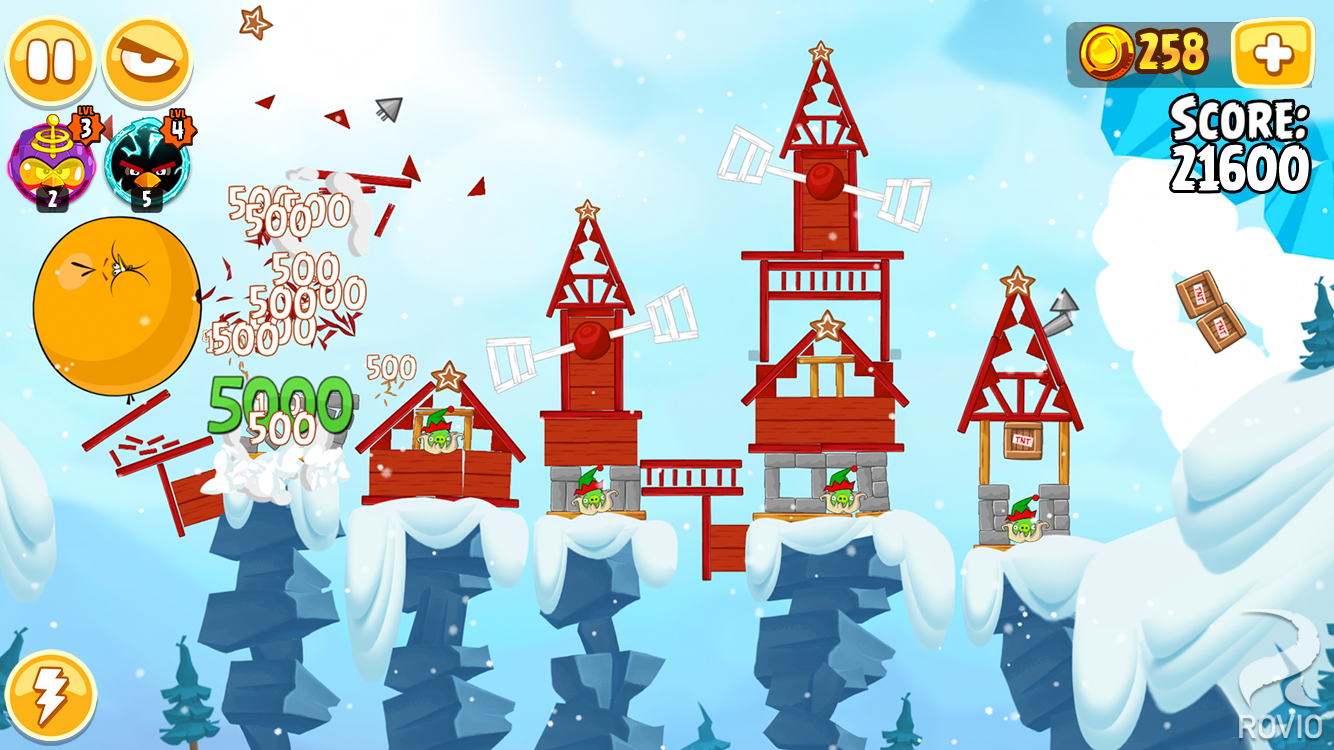  Angry Birds Seasons: captura de tela 