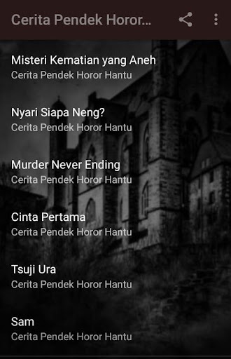 Cerita Pendek Horor Hantu