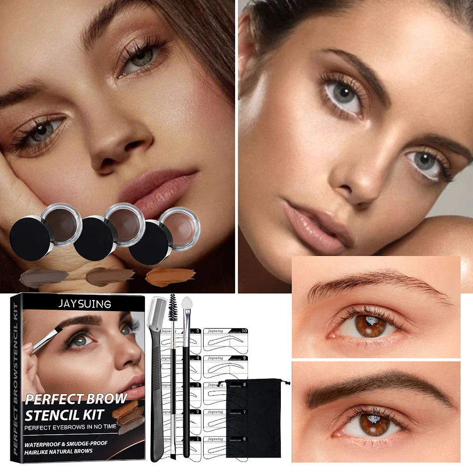 Brow Cream Suit Three-dimensional Wild Sweat-proof Smooth Sculpt and Define Your Brows for a Natural Long-lasting and Fl