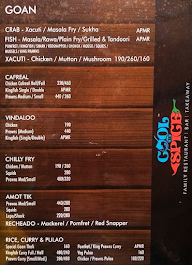 Cool N Spice menu 1