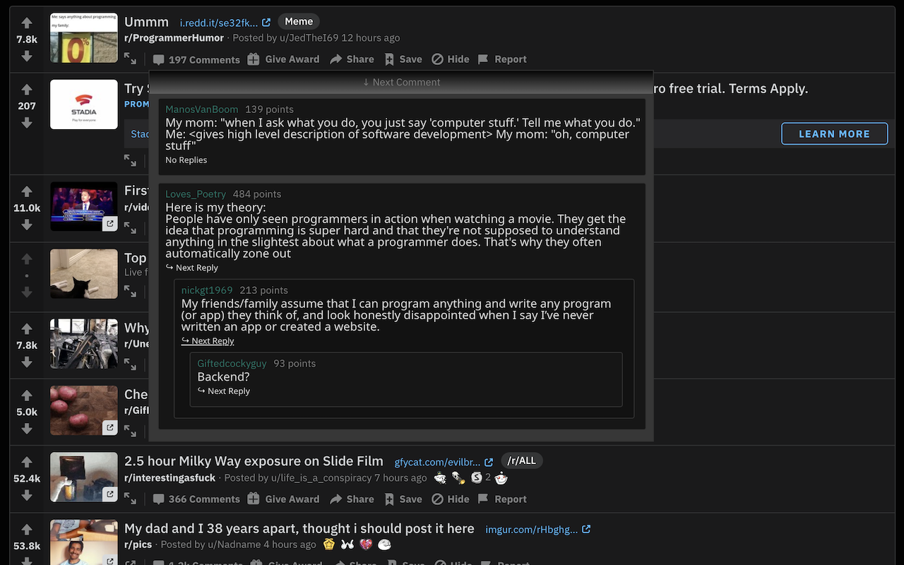 rComments - Reddit Hover Comments Preview image 3