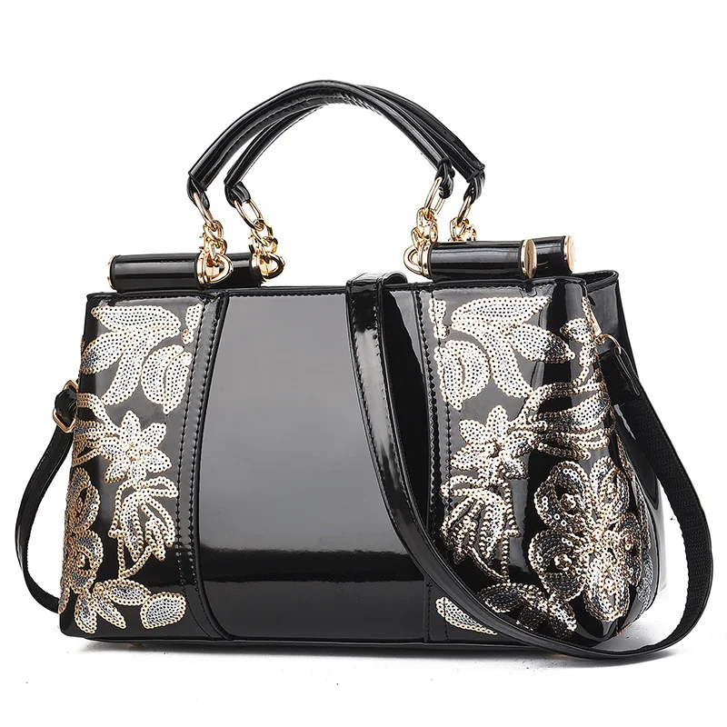 Bolsa de mão com lantejoulas para mulheres, ideal para festas, casamentos e eventos. Adicione brilho e elegância ao seu look.