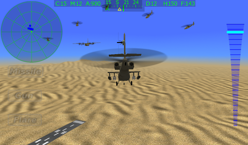 Apache Chopper Pilot 3D HD