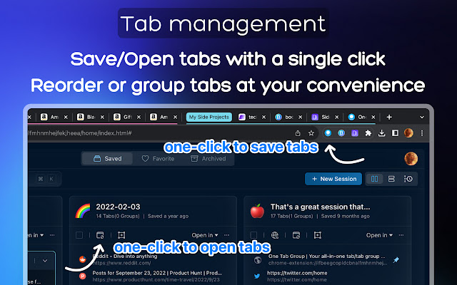 One Tab Group: Your all-in-one tab/tab group manager alternative to OneTab  for Chrome - DEV Community