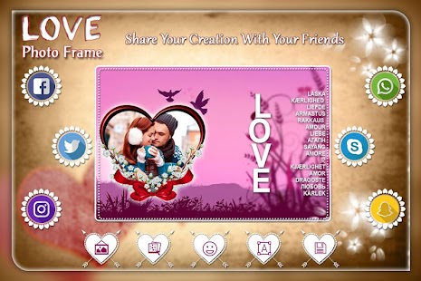 Love Photo Frames Screenshot