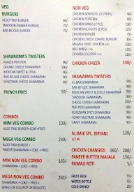 Al:Baik menu 1