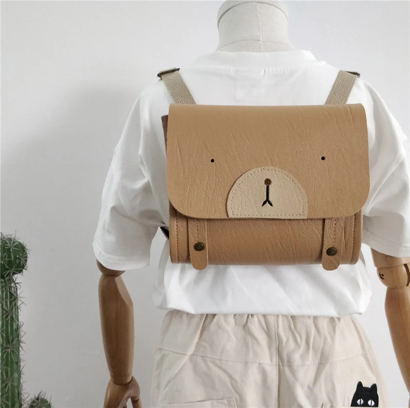 Little Bear Feel kinder schooltas met klinknagels, een veelzijdige speel- en schooltas. De perfecte all-match tas voor kinderen.