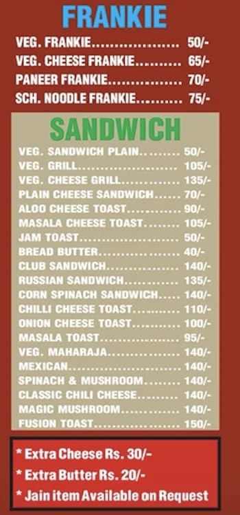 Grab N Run menu 