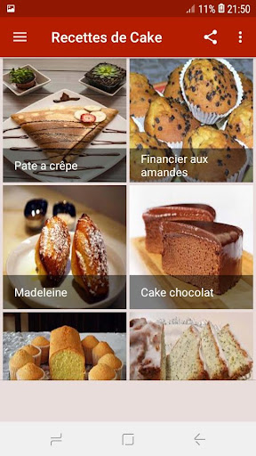 Recettes de Cake