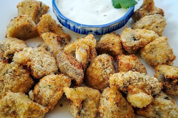 Air Fried Button Mushrooms