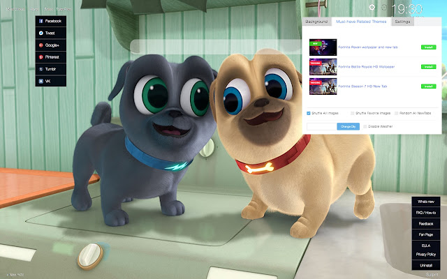 Puppy Dog Pals HD Wallpapers New Tab