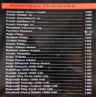 Bismillahjuice menu 1