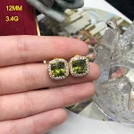 Apple Green Ear Studs