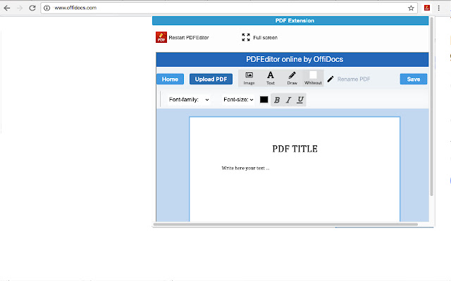 PDF editor online chrome extension