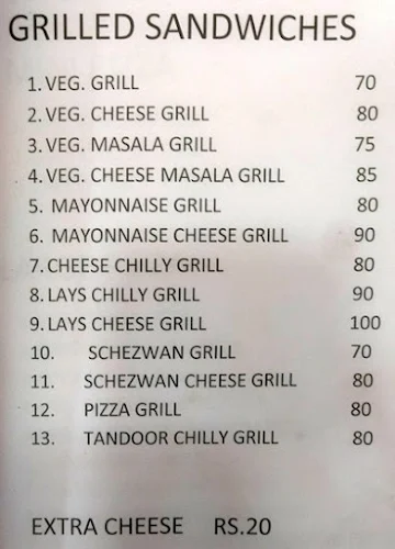 Kings Fast Food Corner menu 