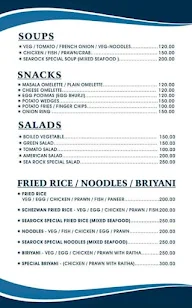 Searock Restaurant menu 8