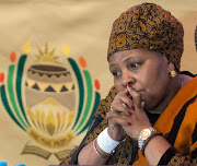 Speaker Nosiviwe Noluthando Mapisa-Nqakula  during the National Assembly.