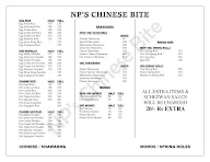 NP's Chinese Bite menu 1