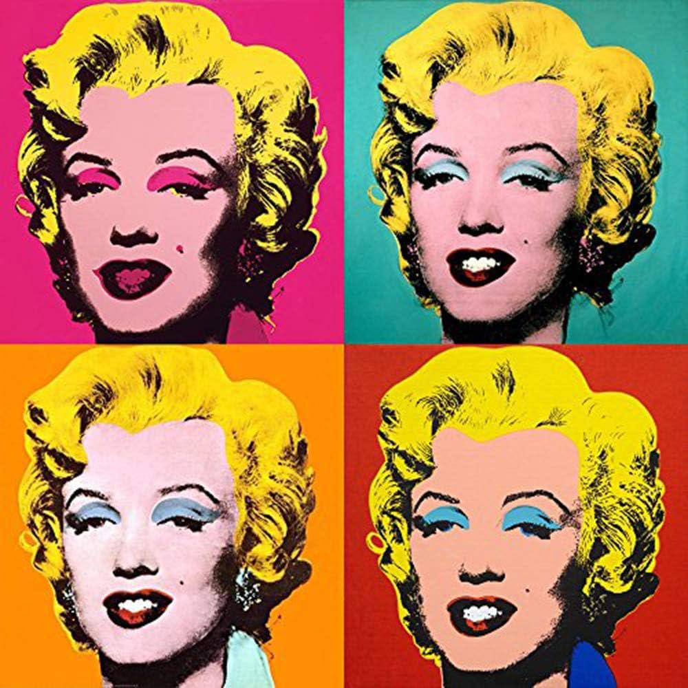 Ocher Art Archival Paper Andy Warhol : Marilyn Monroe Poster (Multicolour,  30x30-inch) : Amazon.in: Home & Kitchen