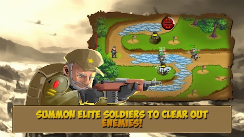 Screenshot 2 Tower Defense: Clash of WW2 1.121 APK MOD