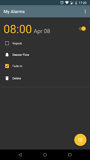 Alarm Streamer Deezer Alarm Clock
