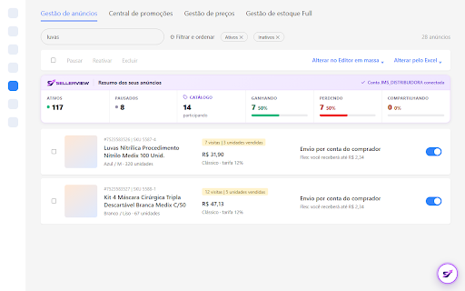 SellerView para Mercado Livre screenshot 3