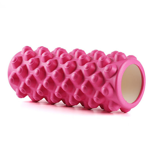 Title 3, Concentric Circle Yoga Pillar Foam Roller for M...