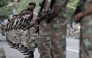 The military will hold a procession ceremony for Private Fhatuwani Calvin Vhengani. File image
