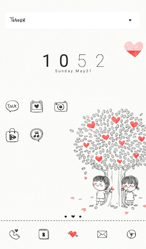 Love Tree DodolLauncherTheme