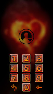 Burnning fire heart theme(圖2)-速報App