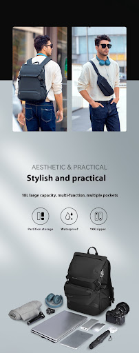 Title 3, Mens Business Travel Computer Backpack Detacha...