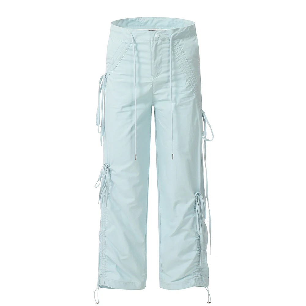 Title 15, Pantalons droits décontractés amples pour homme...