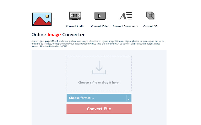 Online converter - convert video, images, audio and documents for free