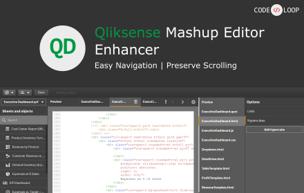 Qliksense Mashup Editor Enhancer small promo image