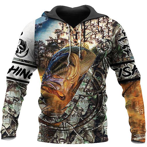 Title 17, Fishing Enthusiasts Hoodie Digital Printing Out...