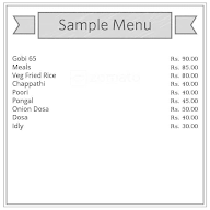 Kanna Feasta menu 1