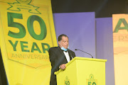 SAFA president Danny Jordaan during the Mamelodi Sundowns 50 Year Anniversary Celebrations at Pavilion, Sandton Convention Centre on December 12, 2020 in Johannesburg, South Africa. 