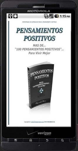 Pensamientos Positivos