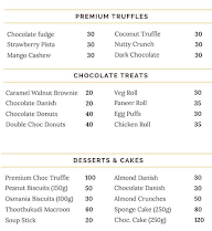 Choco Lekker menu 1