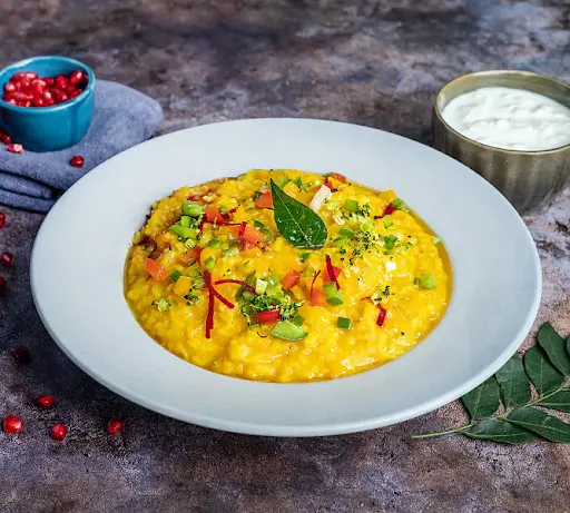 Aromatic Mix Veg Khichdi ( With Fruits N Curd)