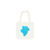 kaws chum tote bag blue