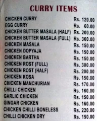 Raj Restaurant menu 4